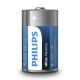 Philips LR20E2B/10 - 2 db alkáli elem D ULTRA ALKALINE 1,5V