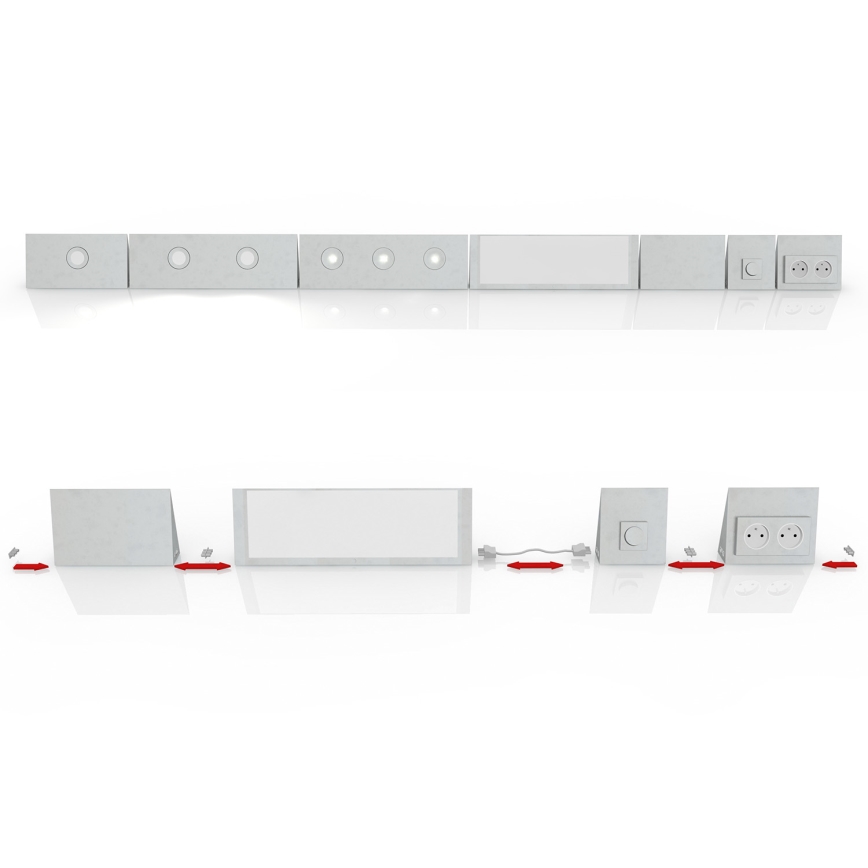 Philips Massive 33466/17/10 - Konyhai aljzat CUCINA 2x230V