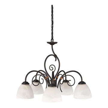 Philips Massive 37745/43/10 - csillár láncon KISSINGO 5xE27/60W