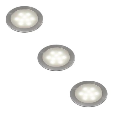 Philips Massive 59283/17/10 - ARNO LED-es beépíthető lámpa 3 db-os szett 3xLED/0,5W