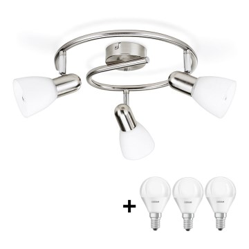 Philips Massive - LED Spotlámpa 3xE14/5W/230V matt króm