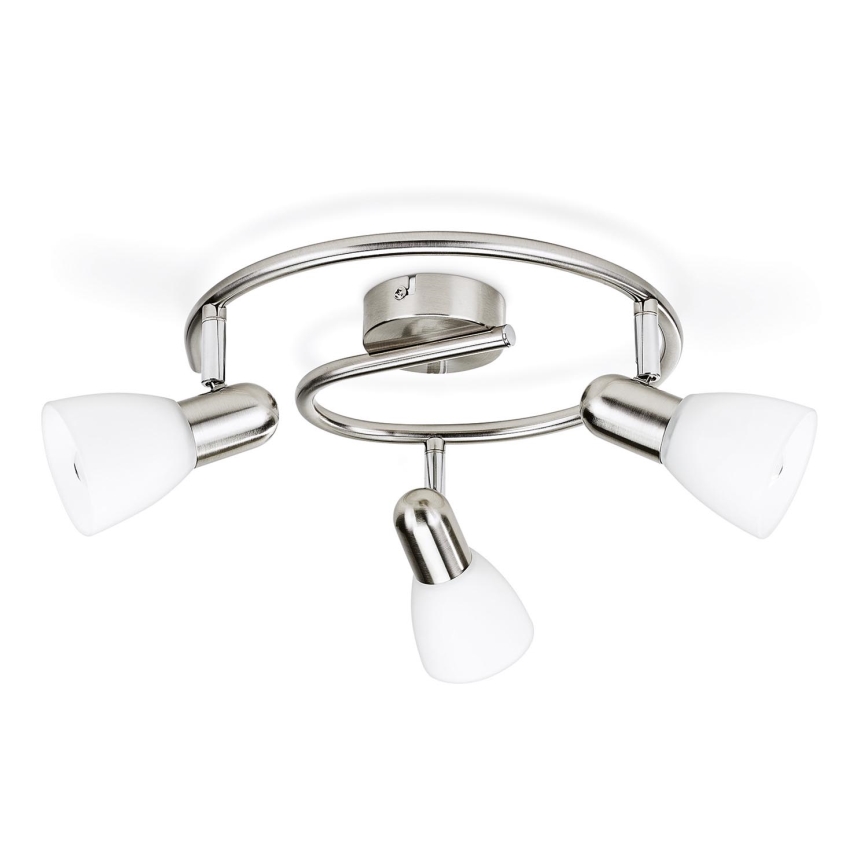 Philips Massive - Spotlámpa 3xE14/40W matt króm