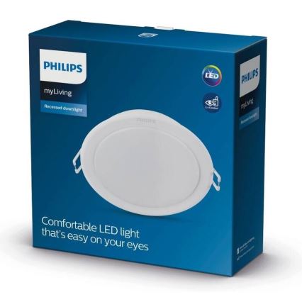 Philips - LED beépíthető lámpatest MESON LED/12,5W/230V 6500K