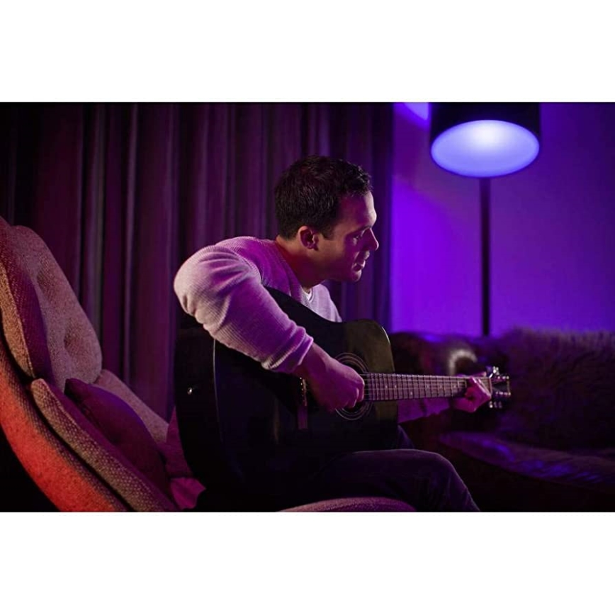 LED izzó Philips P45 E27/3,1W/230V kék