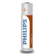 Philips R03L4B/10 - 4 db cink-klorid elem AAA LONGLIFE 1,5V