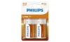 Philips R20L2B/10 - 2 db cink-klorid elem D LONGLIFE 1,5V 5000mAh
