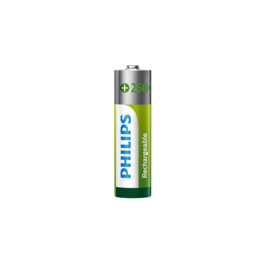 Philips R6B4B260/10 - 4 db tölthető elem AA MULTILIFE NiMH/1,2V/2600 mAh