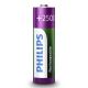 Philips R6B4RTU25/10 - 4 db tölthető elem AA MULTILIFE NiMH/1,2V/2500 mAh