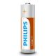 Philips R6L4F/10 - 4 db cink-klorid elem AA LONGLIFE 1,5V 900mAh