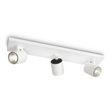 Philips - RUNNER irányítható spotlámpa 3xGU10/20W/230V