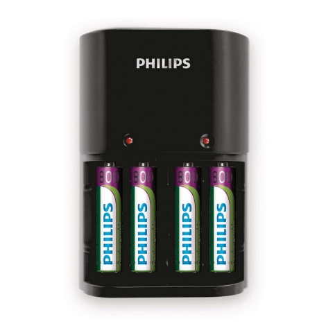 Philips SCB1450NB/12 - Akkumulátor töltő MULTILIFE 4xAAA 800 mAh 230V