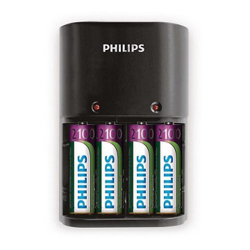 Philips SCB1490NB/12 - Elemtöltő MULTILIFE 4xAA 2100 mAh 230V