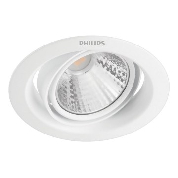Philips - SCENE SWITCH beépíthető LED mennyezeti lámpa, fényerőszabályozható, 7W/230V, 4000K