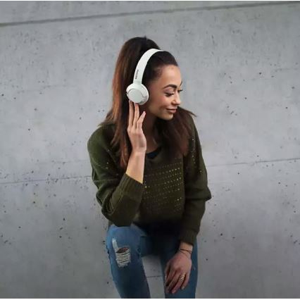 Philips SHB3075WT/00 - Vezeték nélküli fejhallgató Bluetoothtal fehér