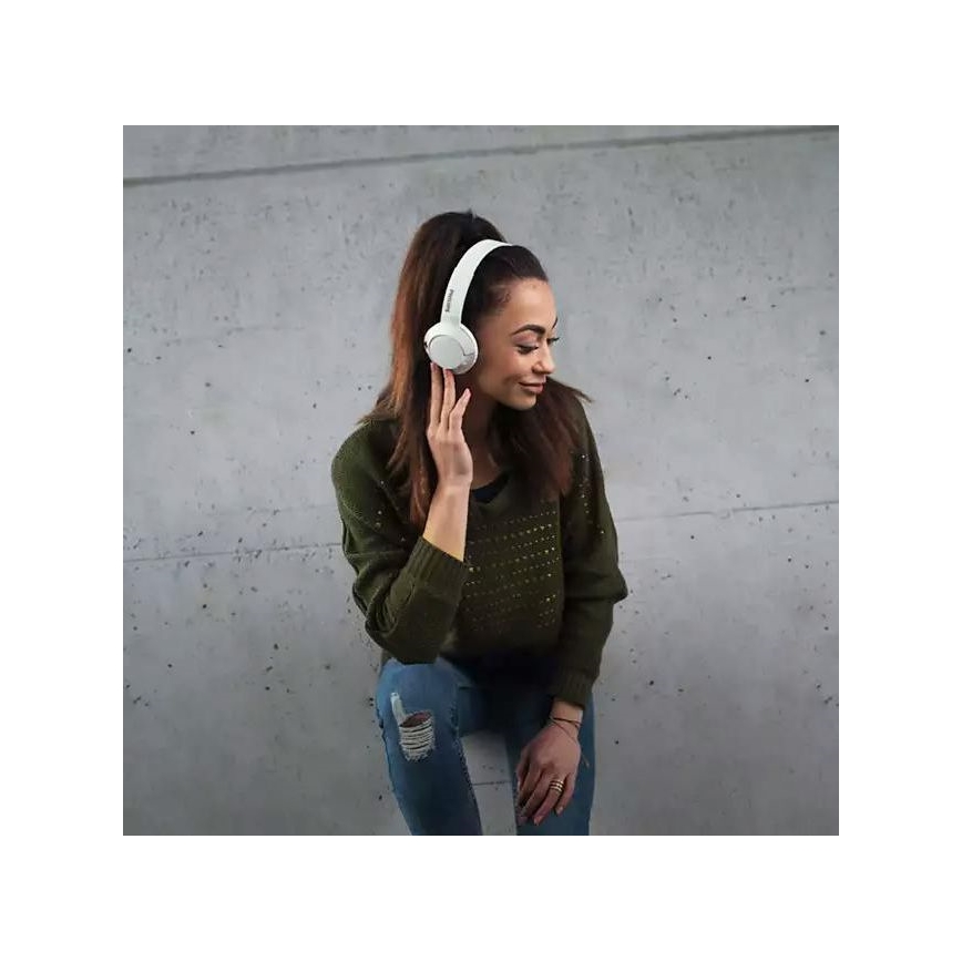Philips SHB3075WT/00 - Vezeték nélküli fejhallgató Bluetoothtal fehér