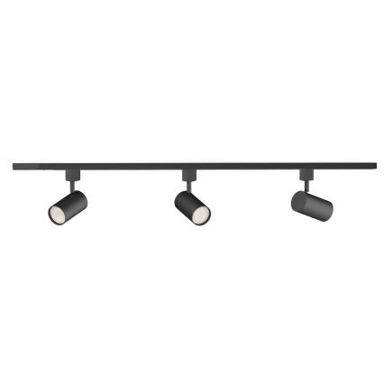 Philips - Sínes EASYLINK spotlámpa, 3×GU10/7W/230V, 1 m, fekete