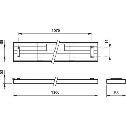 Philips SM060C LED32S/840 PSU W20L120 - LED fénycsöves lámpatest LED/36W/230V 4000K