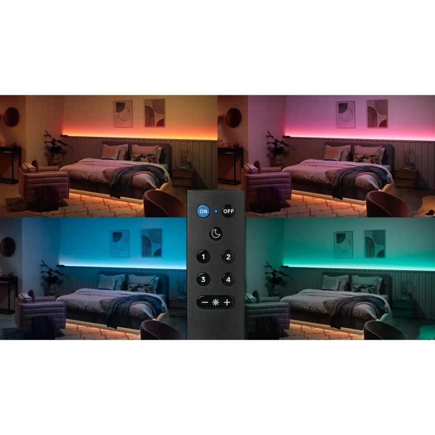 Philips - SMART WIZMOTE távirányító, 2× AAA, Wi‑Fi