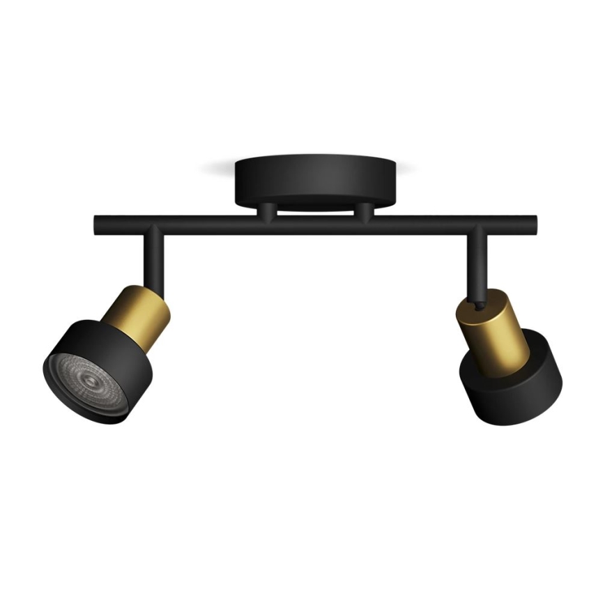 Philips - Spotlámpa CONDUIT 2xGU10/5W/230V fekete/réz