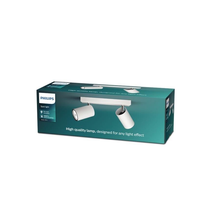 Philips - Spotlámpa KOSIPO 2xGU10/5,5W/230V fehér