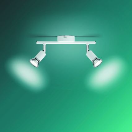 Philips - Spotlámpa 2xGU10/50W/230V fehér