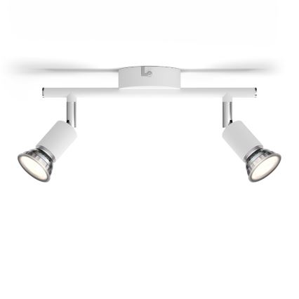 Philips - Spotlámpa 2xGU10/50W/230V fehér