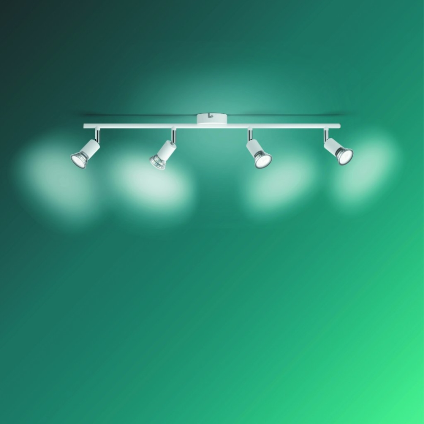Philips - Spotlámpa 4xGU10/50W/230V fehér