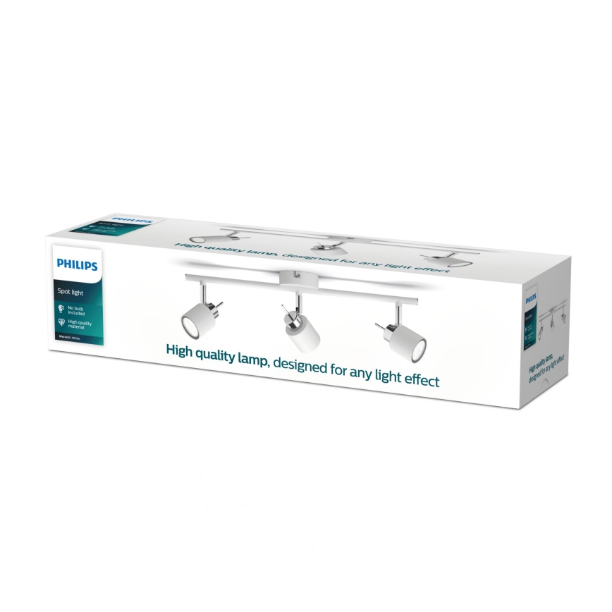 Philips - Spotlámpa 3xGU10/35W/230V fehér