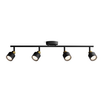 Philips - Spotlámpa NIALL 4xGU10/5W/230V fekete/réz