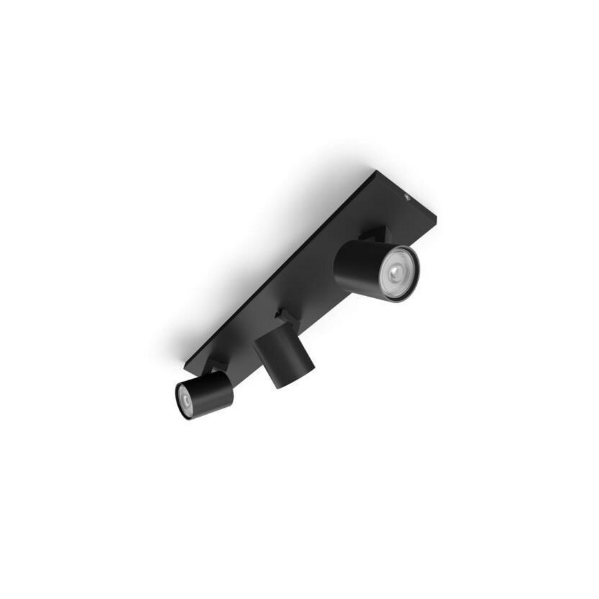 Philips - Spotlámpa RUNNER 3xGU10/20W/230V fekete