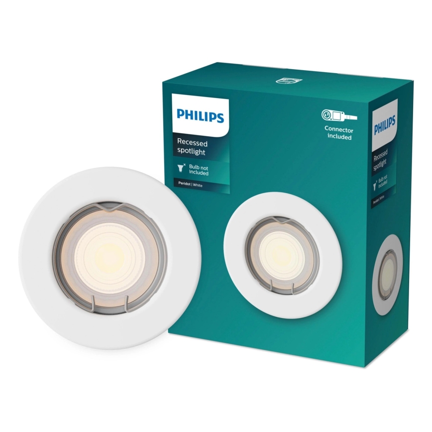 Philips - Süllyesztett mennyezeti lámpatest PERIDOT 1xGU10/7W/230V fehér
