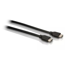 Philips SWV2434W/10 - HDMI-kábel Ethernettel, HDMI 1.4 A csatlakozó 5m fekete
