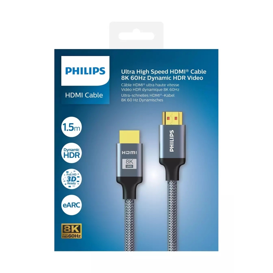 Philips SWV9115/10 - HDMI vezeték 1,5m szürke