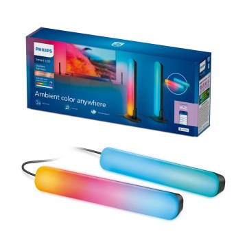 Philips - SZETT 2x LED RGBIC Dimmelhető lámpatest SMART GRADIENT LED/8W/230V 2700-6500K Wi-Fi