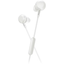 Philips TAE4105WT/00 - Bluetooth fülhallgató mikrofonnal JACK 3,5 mm fehér