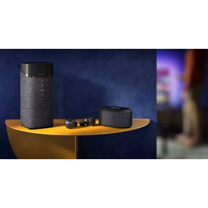 Philips TAT8505BK/00 - Vezetélk nélküli fejhallgató IPX4 2x 55 mAh + 560 mAh fekete