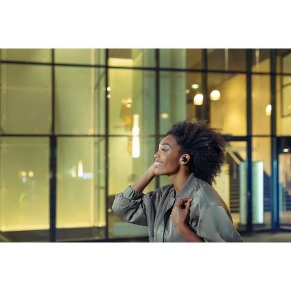 Philips TAT8505BK/00 - Vezetélk nélküli fejhallgató IPX4 2x 55 mAh + 560 mAh fekete