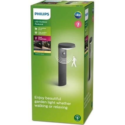 Philips - LED kültéri lámpa érzékelővel LED/9W/230V 2700K IP44