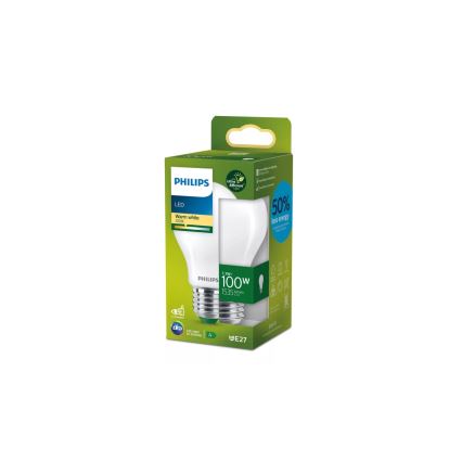 Philips ULTRAEFFICIENT A60 LED-izzó E27/7,3W/230V 2700K