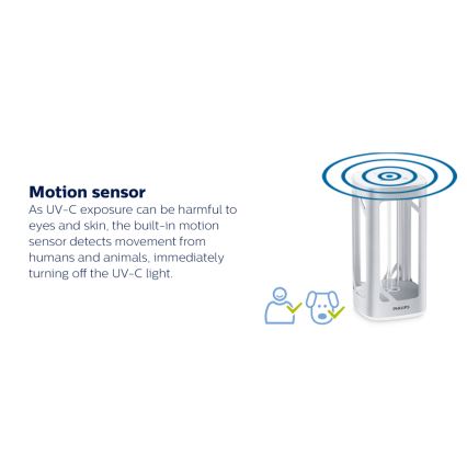 Philips - Fertőtlenítő germicid lámpa UV-C érzékelővel/24W/230V