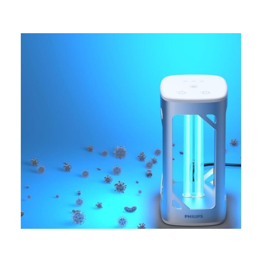 Philips - Fertőtlenítő germicid lámpa UV-C érzékelővel/24W/230V