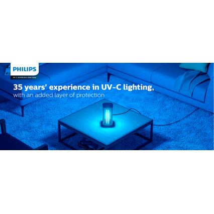 Philips - Fertőtlenítő germicid lámpa UV-C érzékelővel/24W/230V