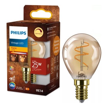 Philips VINTAGE LED dimmelhető izzó P45 E14/3,1W/230V 2200K