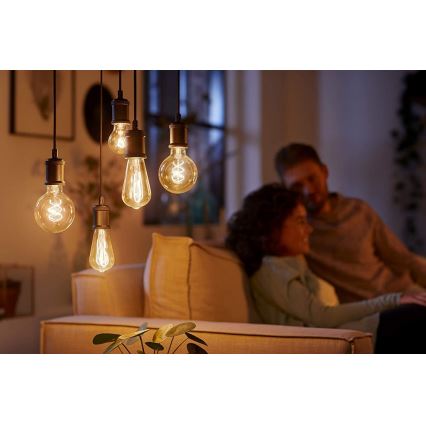 LED Dimmeres Vintage Izzó Philips G93 E27/4W/230V 1800K