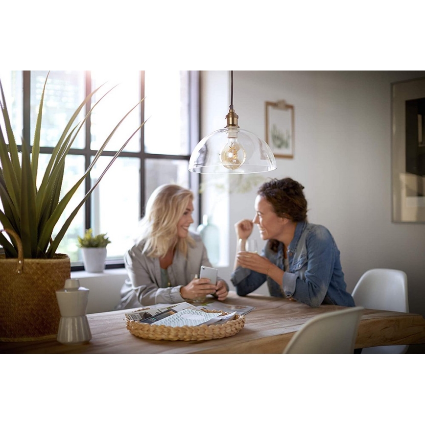 LED Dimmeres Vintage Izzó Philips G93 E27/4W/230V 1800K