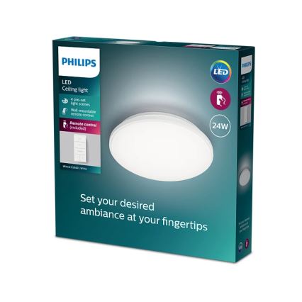 Philips - LED dimmelhető mennyezeti lámpa LED/24W/230V 2700-6500K + távirányító