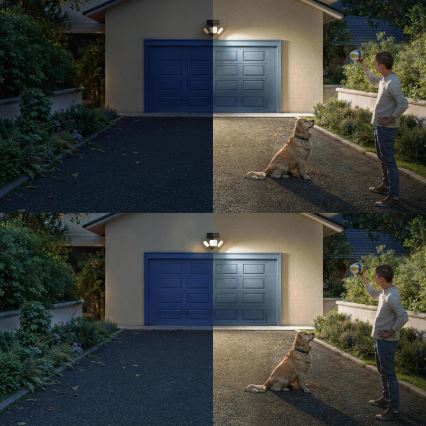 Philips - ZYREN napelemes LED fali lámpa érzékelővel LED/24,5W/3,7V 2600 mAh 3000K IP65
