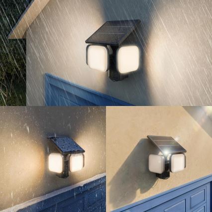 Philips - ZYREN napelemes LED fali lámpa érzékelővel LED/24,5W/3,7V 2600 mAh 3000K IP65