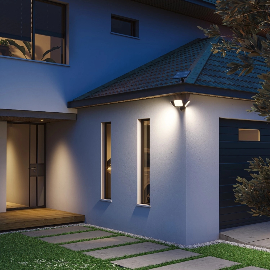 Philips - ZYREN napelemes LED fali lámpa érzékelővel LED/24,5W/3,7V 2600 mAh 3000K IP65