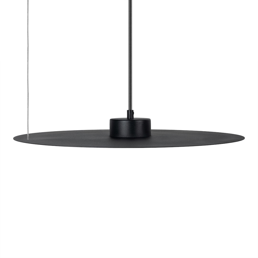 PIATTO kábelen függő csillár, 1xGX53/15W/230V, átm. 45 cm, fekete
